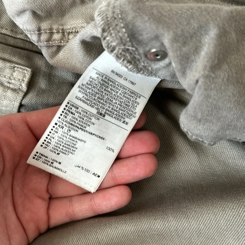 Banana republic slim straight cotton jeans 35/30